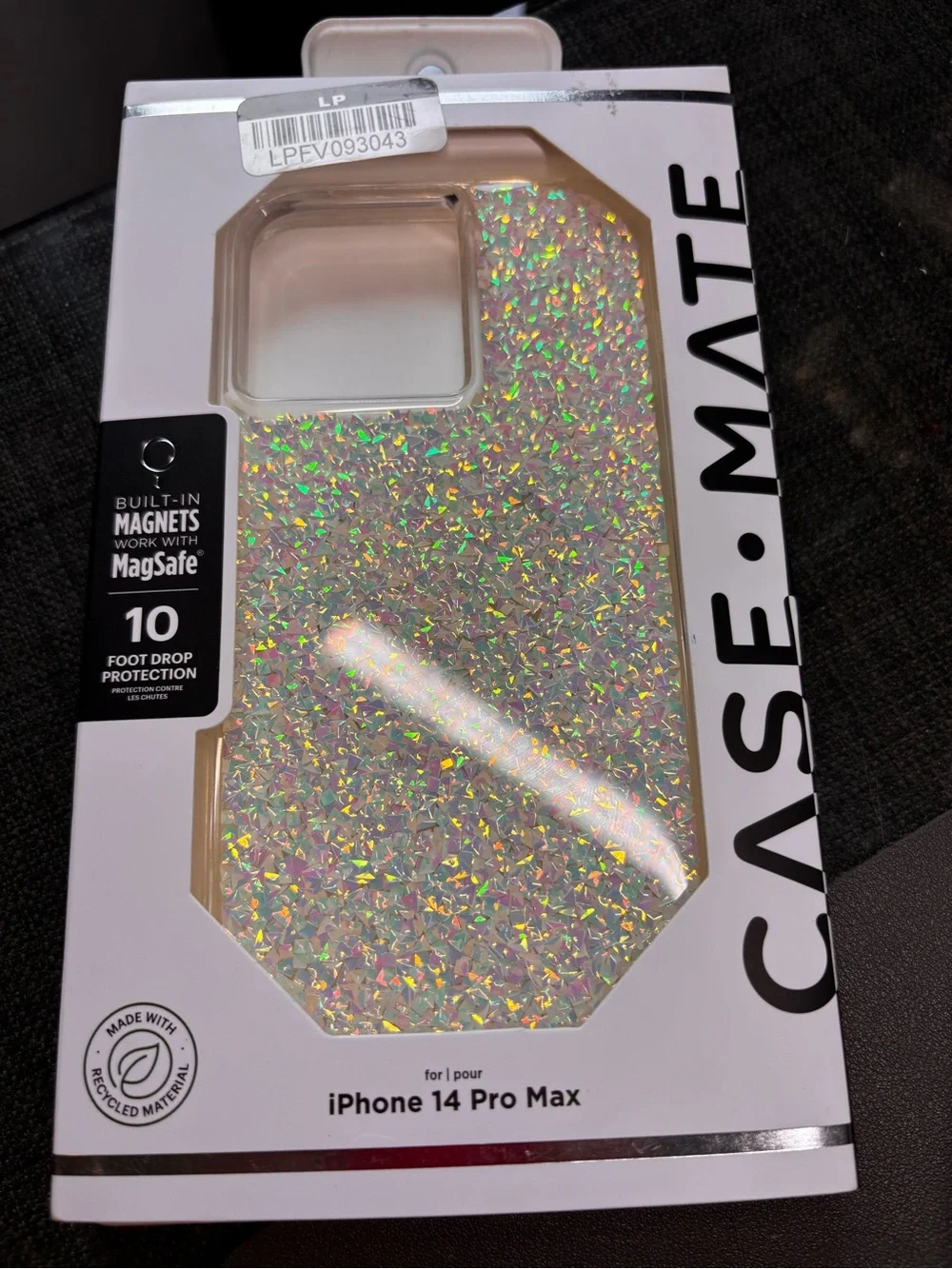 Case Mate iPhone 14 Pro Max Glitter Protective Case Bundle